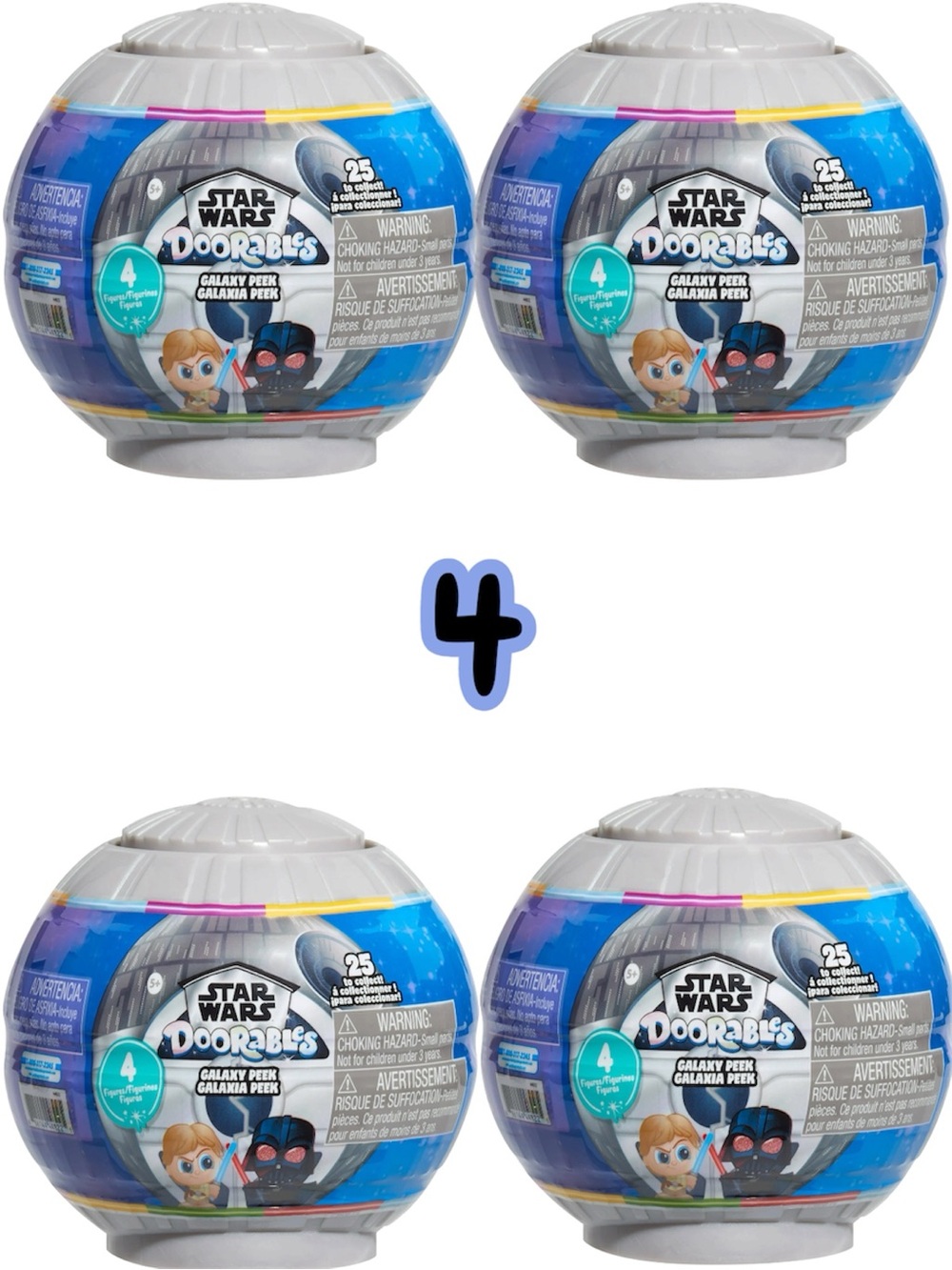 ⚡️NEW⚡️4 Star Wars doorables ball mysterie surprise